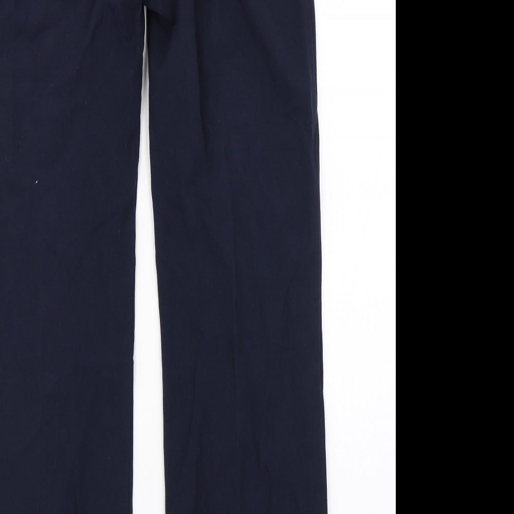 Marks & Spencer Womens Blue Dress Pants Trousers Size 10 L28 in