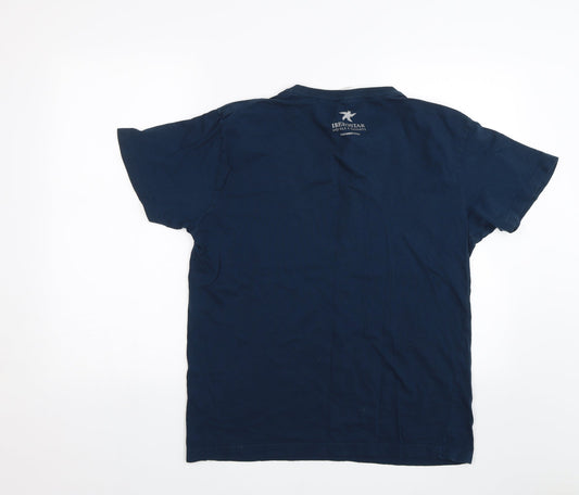 Monroy Sports Womens Blue Basic T-Shirt Size XL - Winner