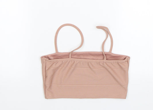 Missguided Womens Pink Cropped Tank Size 4