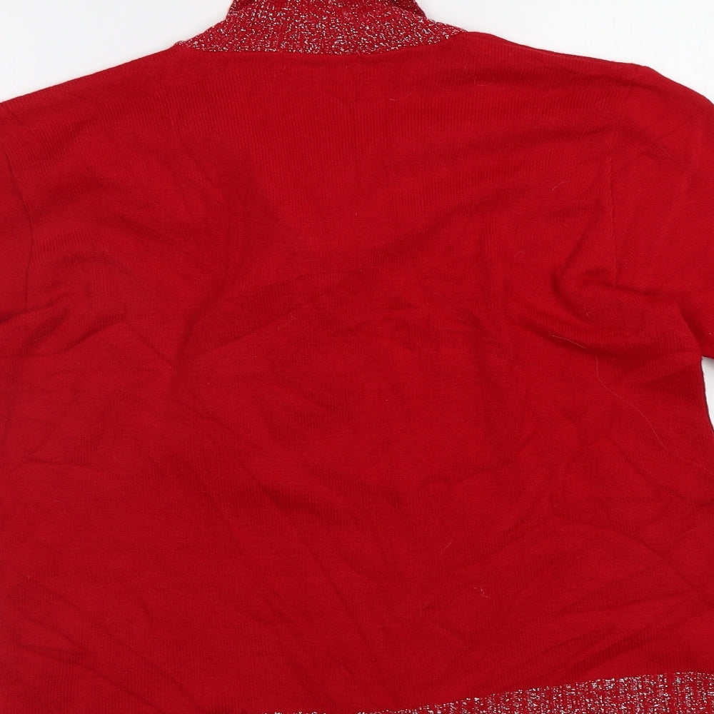 Select Womens Red Pullover Jumper Size M
