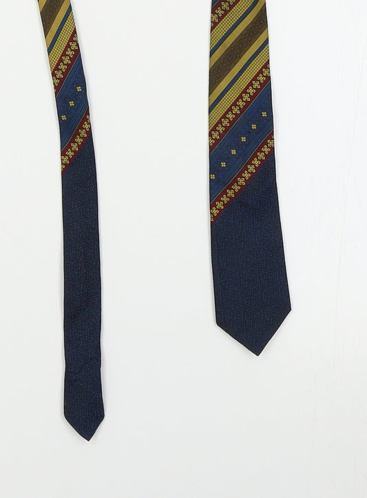 corradington Mens Blue Slim Tie Tie One Size