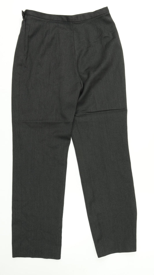 red o'donnell Womens Black Trousers Size 12 L26 in