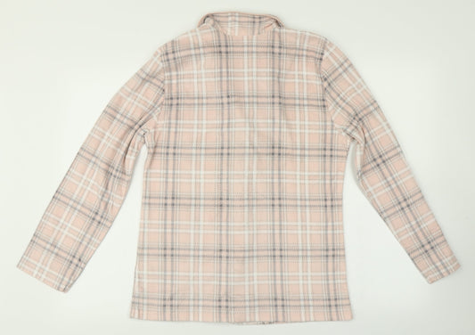 Day dreams Womens Pink Plaid Pyjama Top Size S