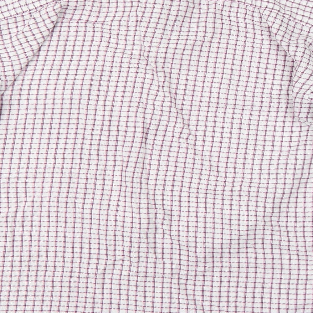 Oxford Mens Multicoloured Check Button-Up Size L