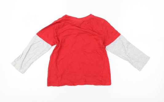 Preworn Boys Red Basic T-Shirt - Super Mario