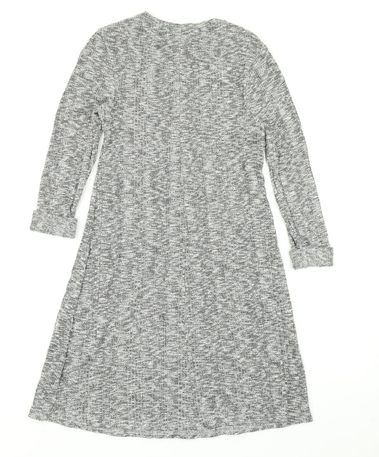 New Look Womens Grey Fit & Flare Size 8