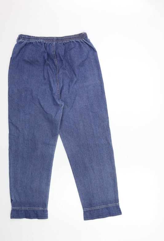 Preworn Womens Blue Denim Mom Jeans Size 28 in L26 in
