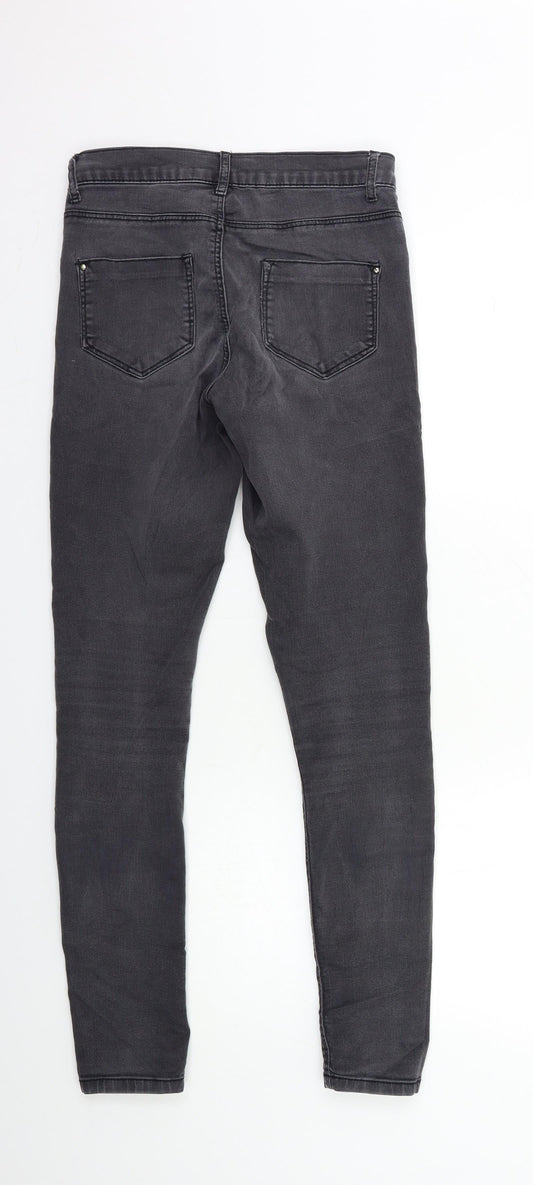 Dorothy Perkins Womens Green Denim Skinny Jeans Size 8 L30 in