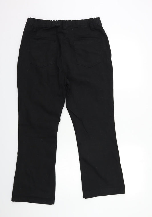 christie Womens Black Denim Bootcut Jeans Size 34 in L28 in