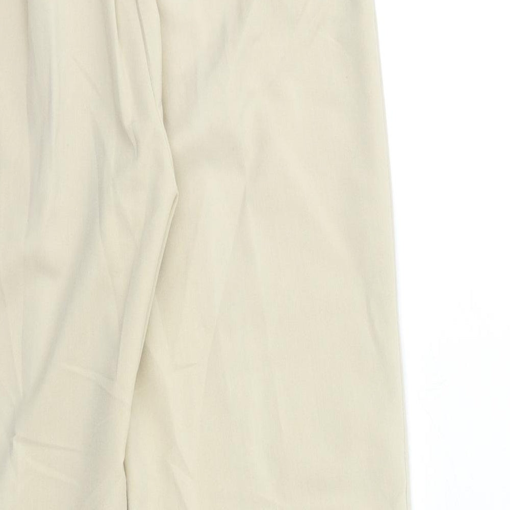 Preworn Womens Beige Trousers Size 28 in L25 in