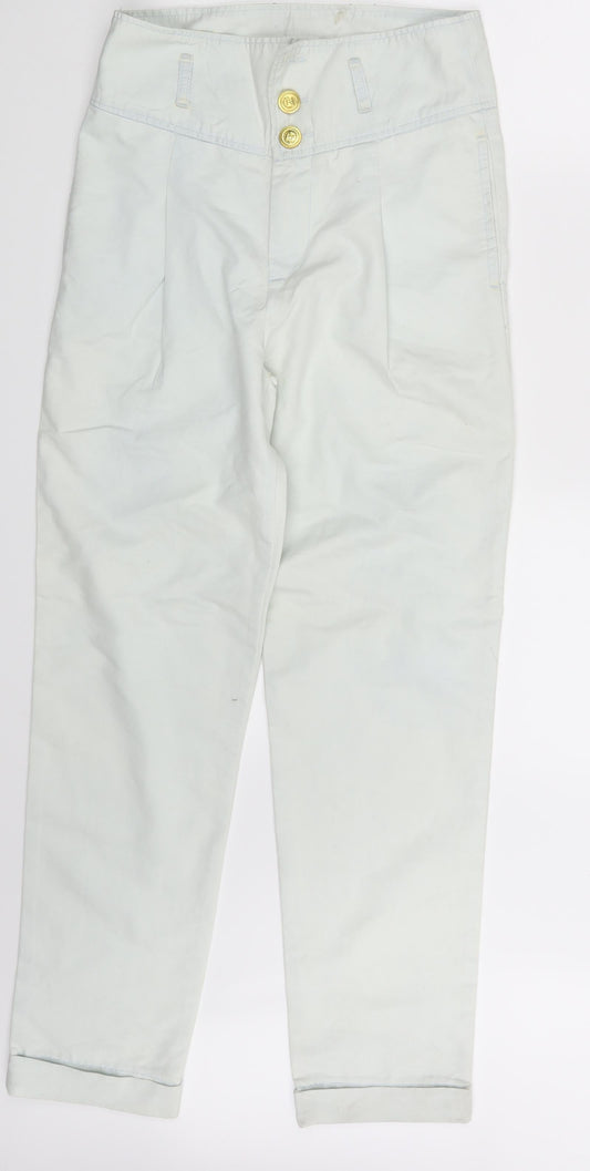Motel Womens White Denim Jegging Leggings L29 in