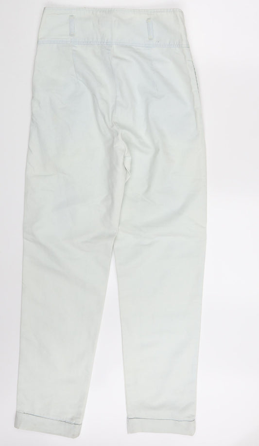 Motel Womens White Denim Jegging Leggings L29 in