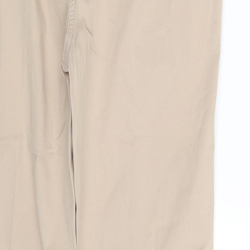 Preworn Womens Beige Capri Trousers One Size L25 in
