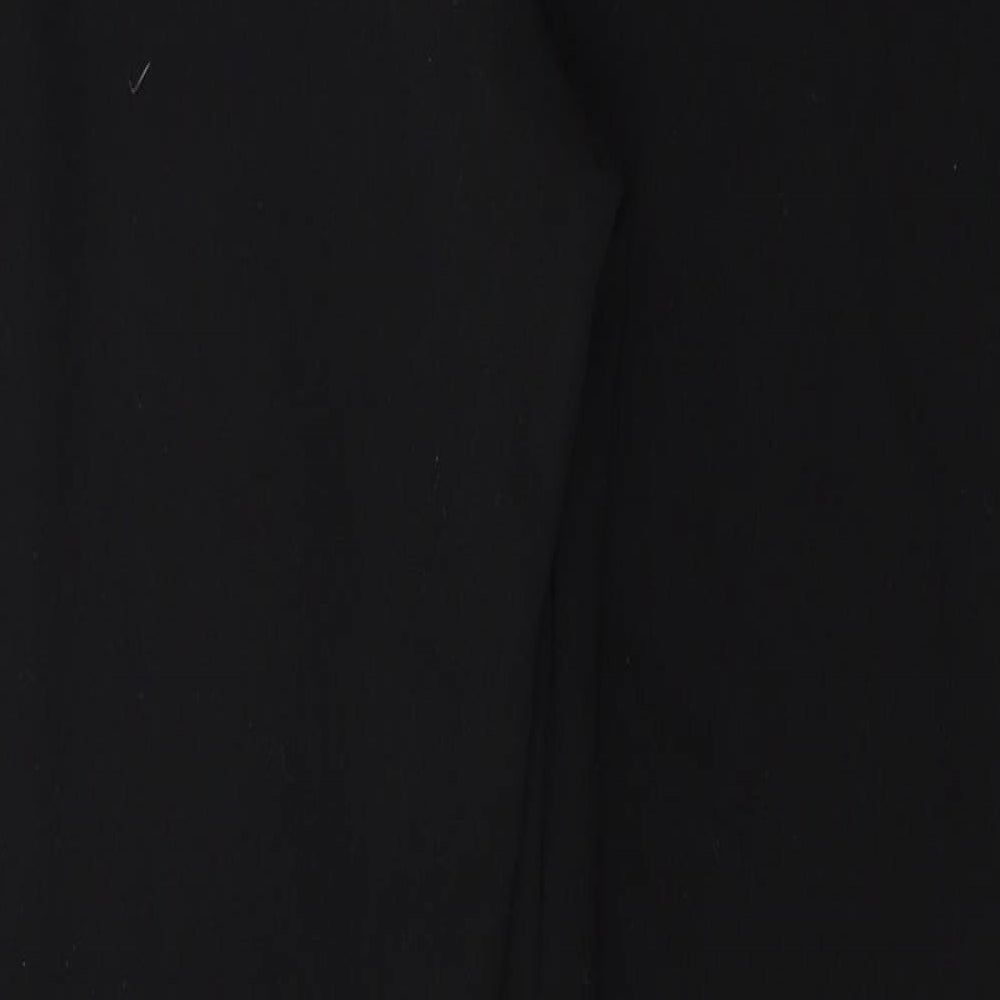 Dorothy Perk Womens Black Trousers Size 10 L25 in