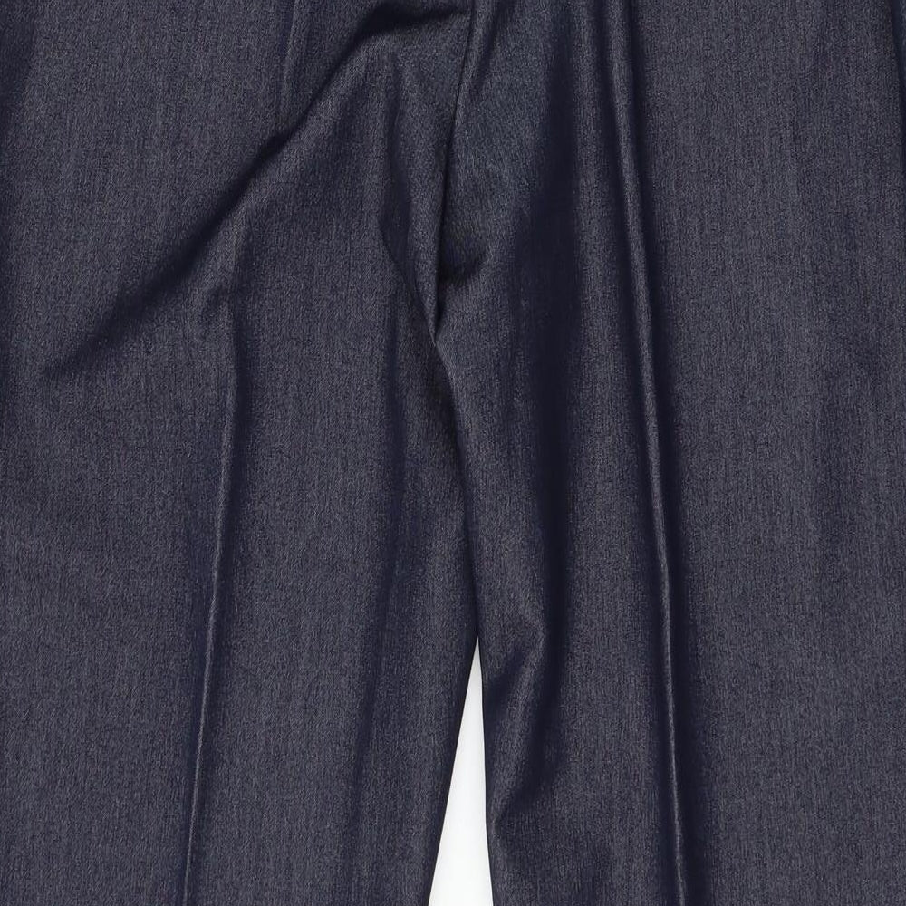 Les Essentiels Womens Blue Trousers Size 18 L27 in