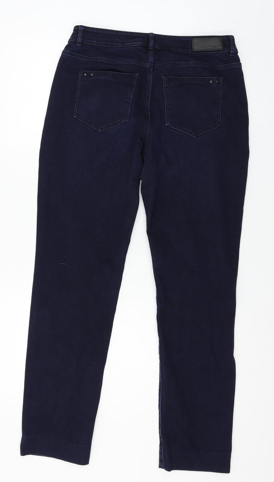 Christian Berg Womens Blue Denim Skinny Jeans Size 12 L28 in
