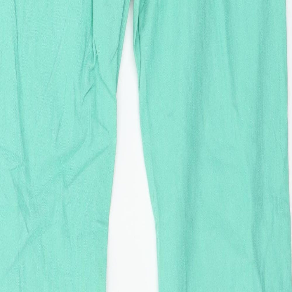 OKAY Womens Green Denim Skinny Jeans Size 32 in L33 in