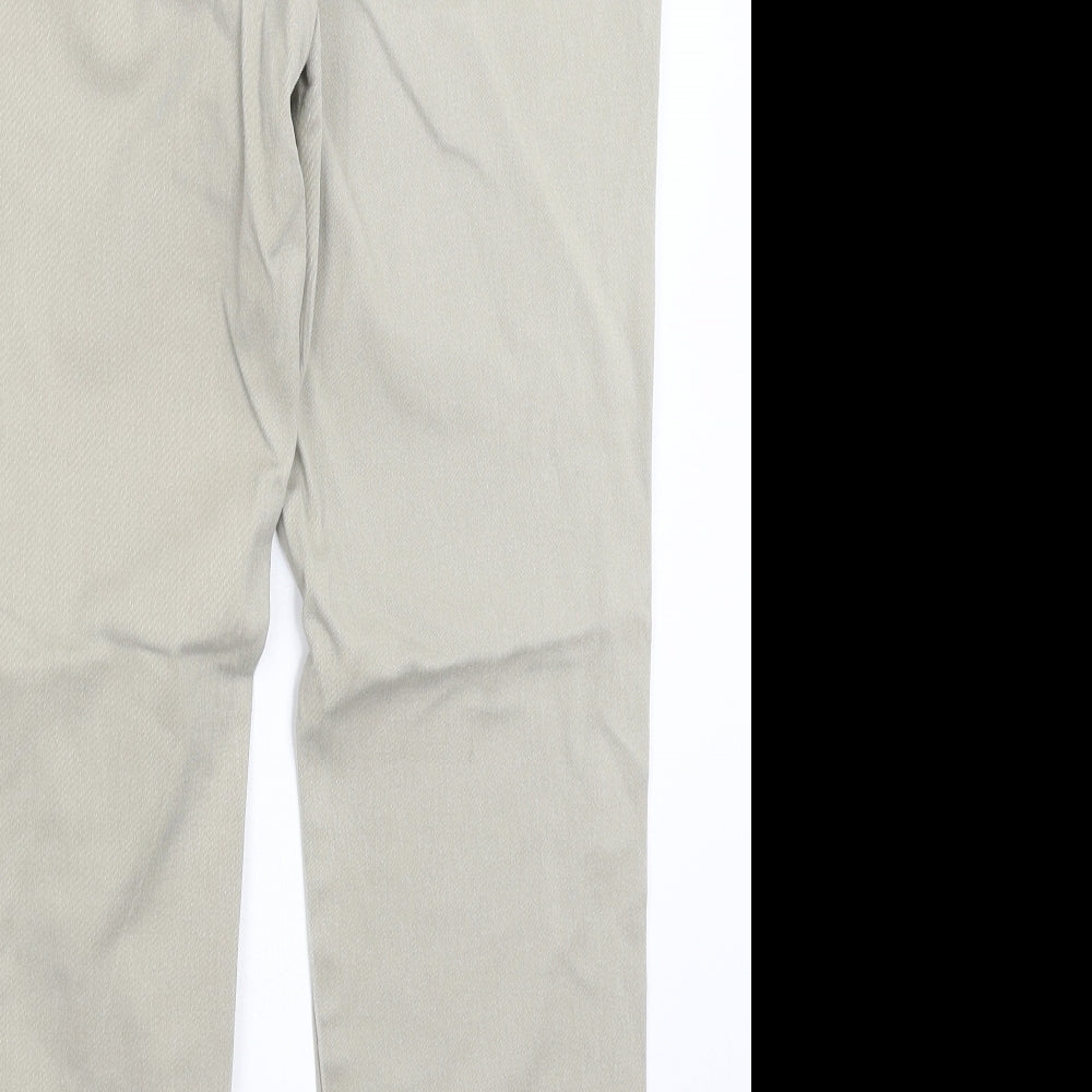 Debenhams Womens Grey Denim Straight Jeans Size 10 L26 in