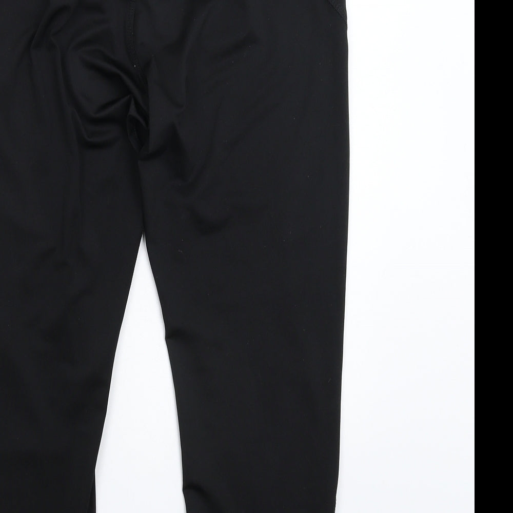 Brand and care label for Atmosphere women’s black compression shorts, size UK 10