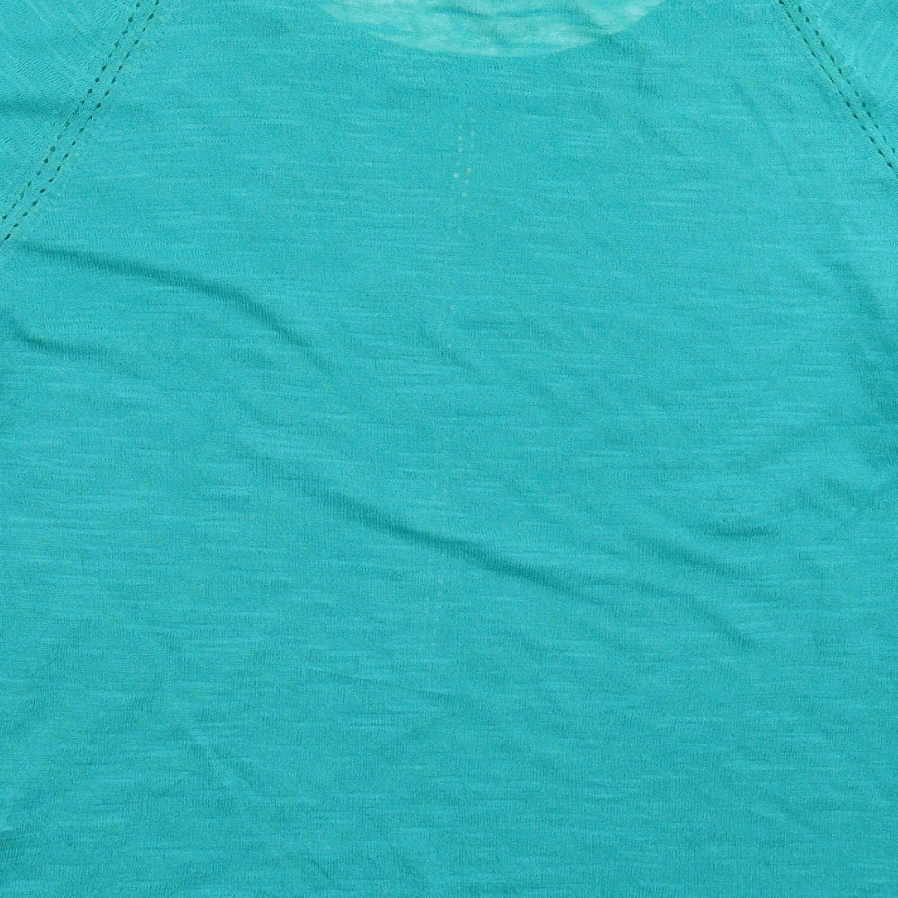 Monsoon Womens Green Knit Pullover Jumper Size M