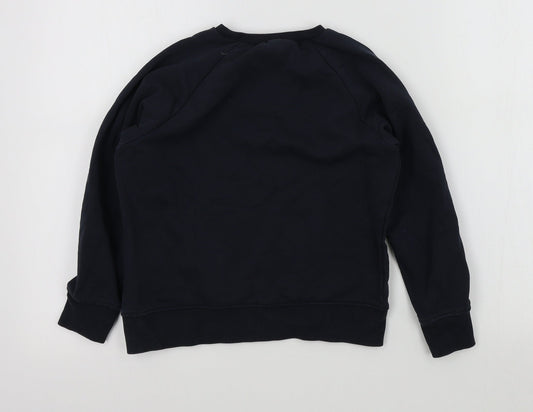 NEXT Boys Blue Colourblock Pullover Jumper Size 7 Years
