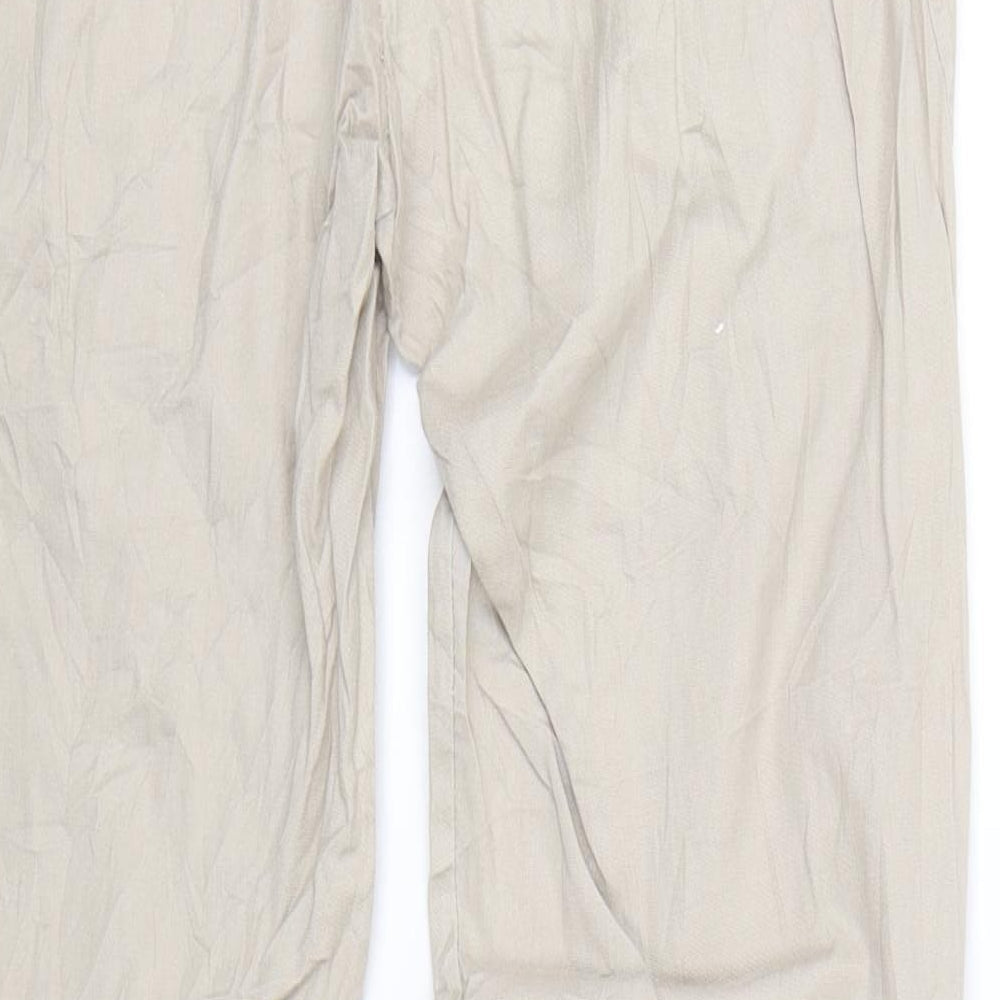 Preworn Womens Beige Trousers Size S L25 in