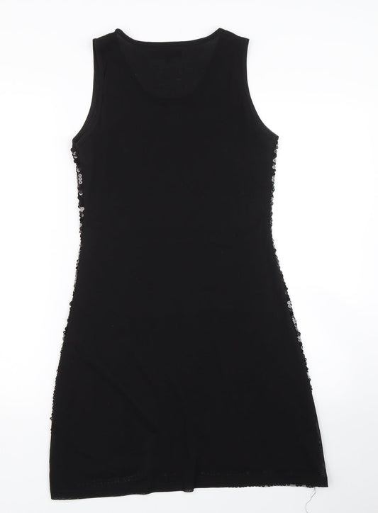 Hoowen Womens Black Tank Dress Size 10