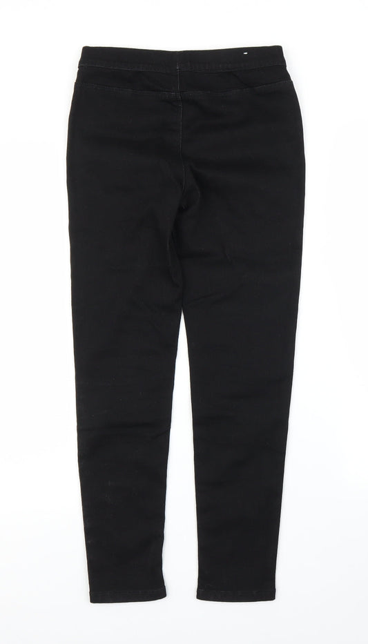 365 Denim Girls Black Denim Jegging Jeans Size 11 Years