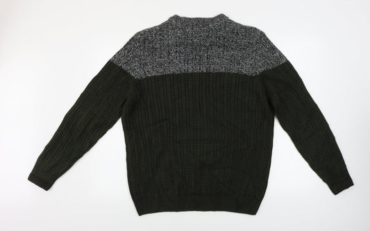 George Mens Green Pullover Jumper Size L