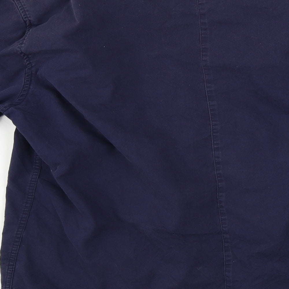 Burton Mens Blue Button-Up Size S