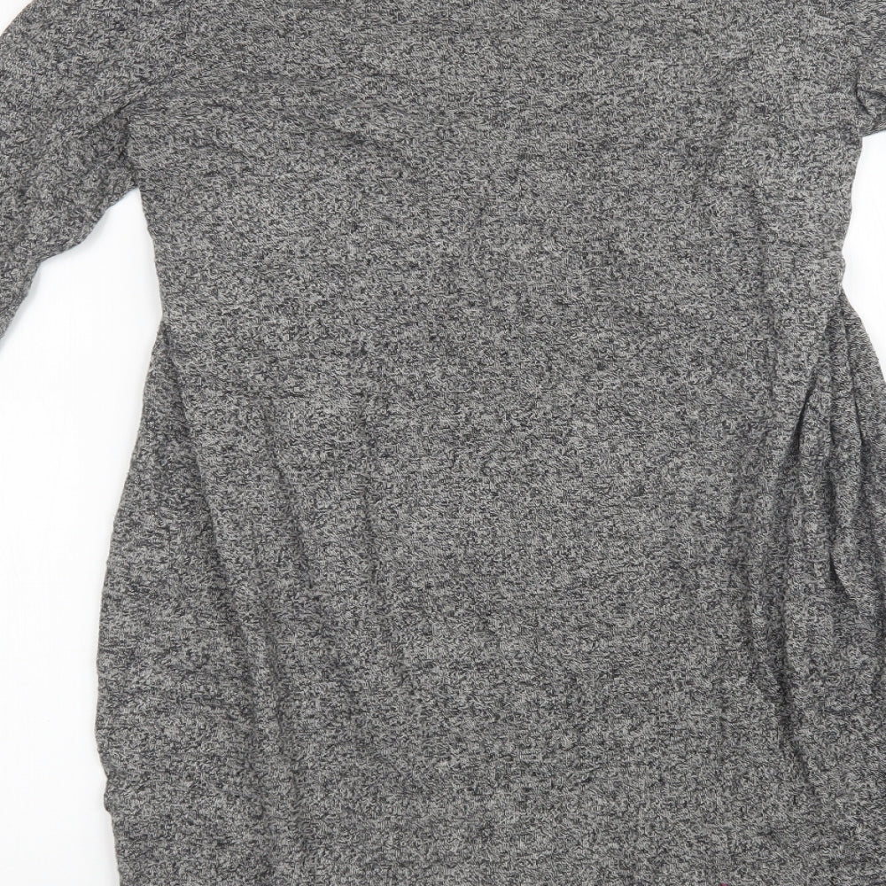 Sainsburys Womens Grey Knit Cardigan Jumper Size 12