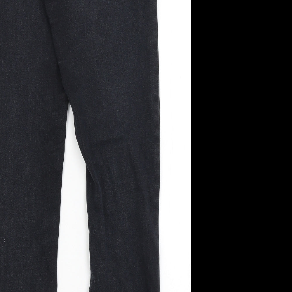 Missguided Womens Black Skinny Jeans Size 12 L28 in