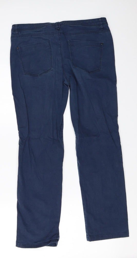Yessica Womens Blue Straight Jeans Size 38 L27 in
