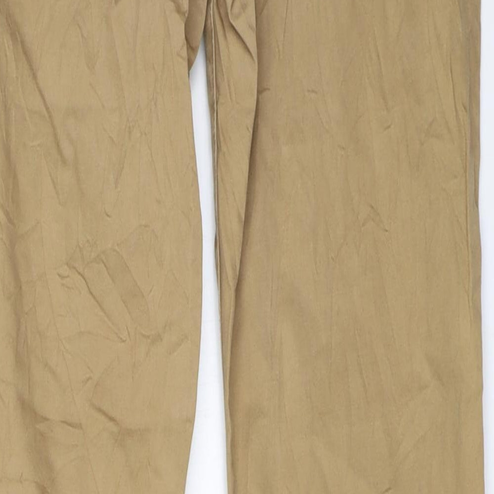 Vera Moda Womens Beige Chino Trousers Size 36 L32 in