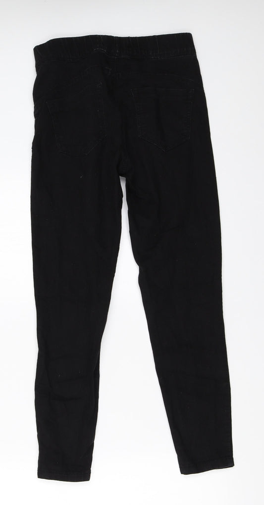 Primark Womens Black Jegging Jeans Size 6 L25 in