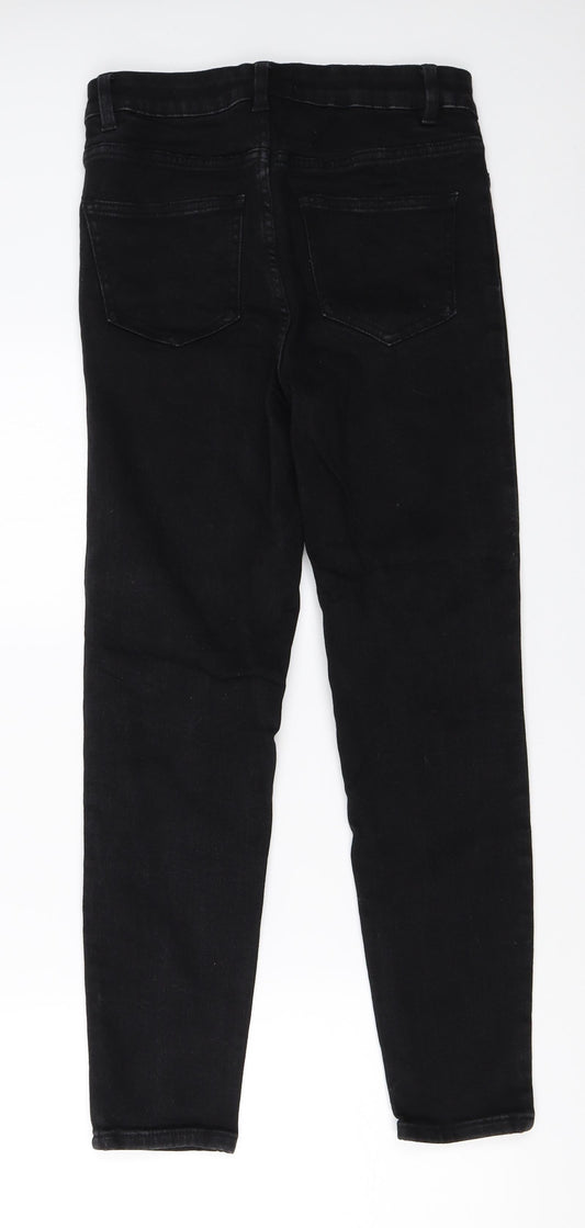 New Look Womens Black Denim Skinny Jeans Size 10 L26 in