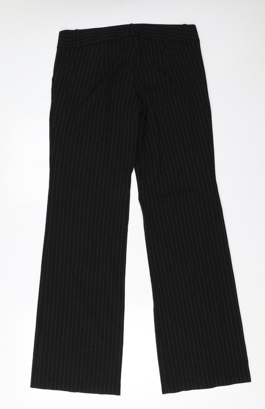 Denin Womens Black Trousers Size 40 L33 in