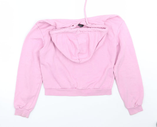 H&M Womens Pink Pullover Hoodie Size XS