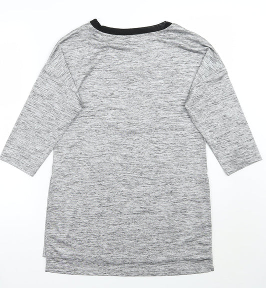 Marks and Spencer Womens Grey Basic T-Shirt Size 12