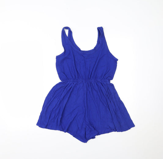 H&M Womens Blue Romper One-Piece Size M