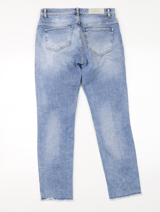 Only Womens Blue Denim Straight Jeans Size 26 in L32 in
