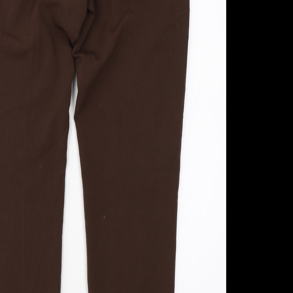 Pretty Girl Womens Brown Dress Pants Trousers Size 34 in L28 in