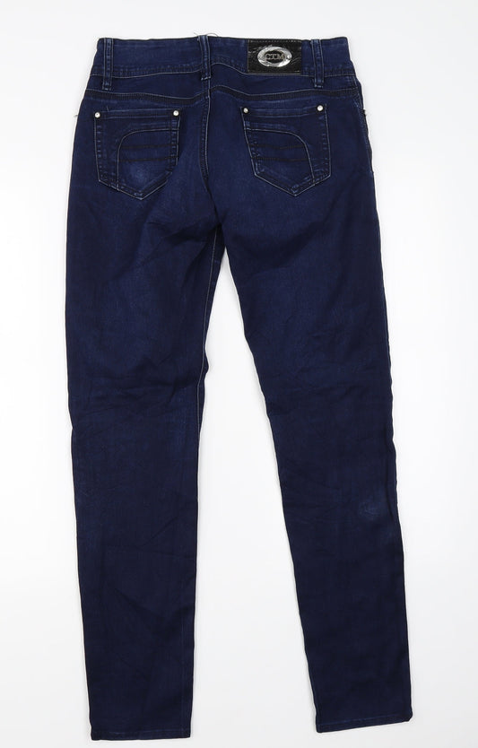 CTM Moda Womens Blue Denim Skinny Jeans Size 27 in L30 in