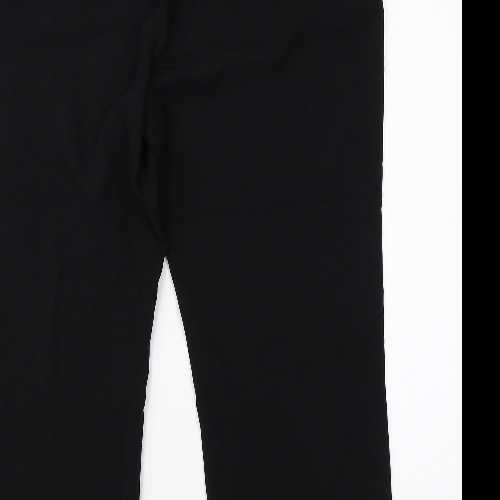Preworn Womens Black Dress Pants Trousers Size 16 L23 in