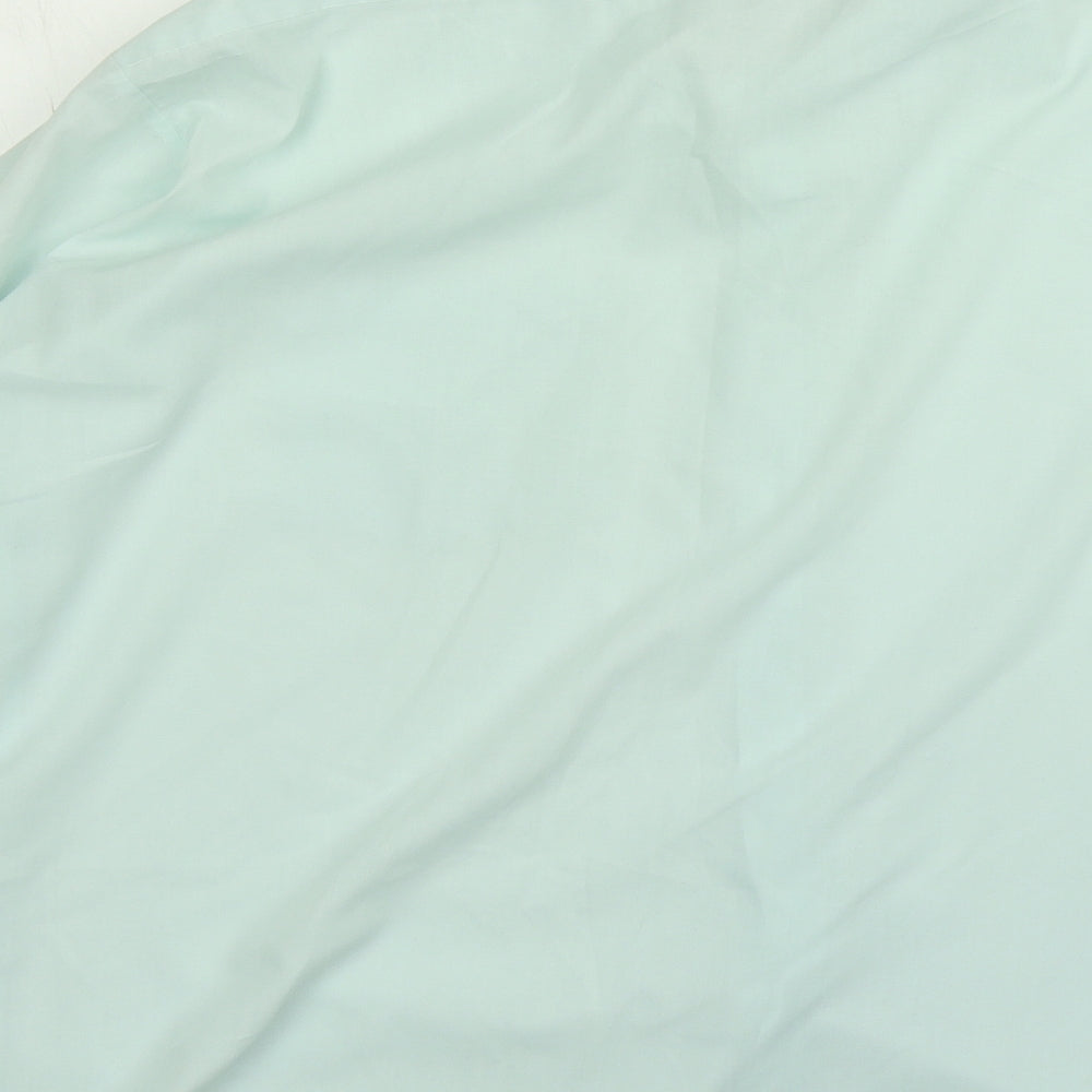 svenda Mens Blue Button-Up