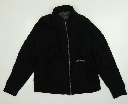 Duck and Cover Mens Black   Jacket Coatigan