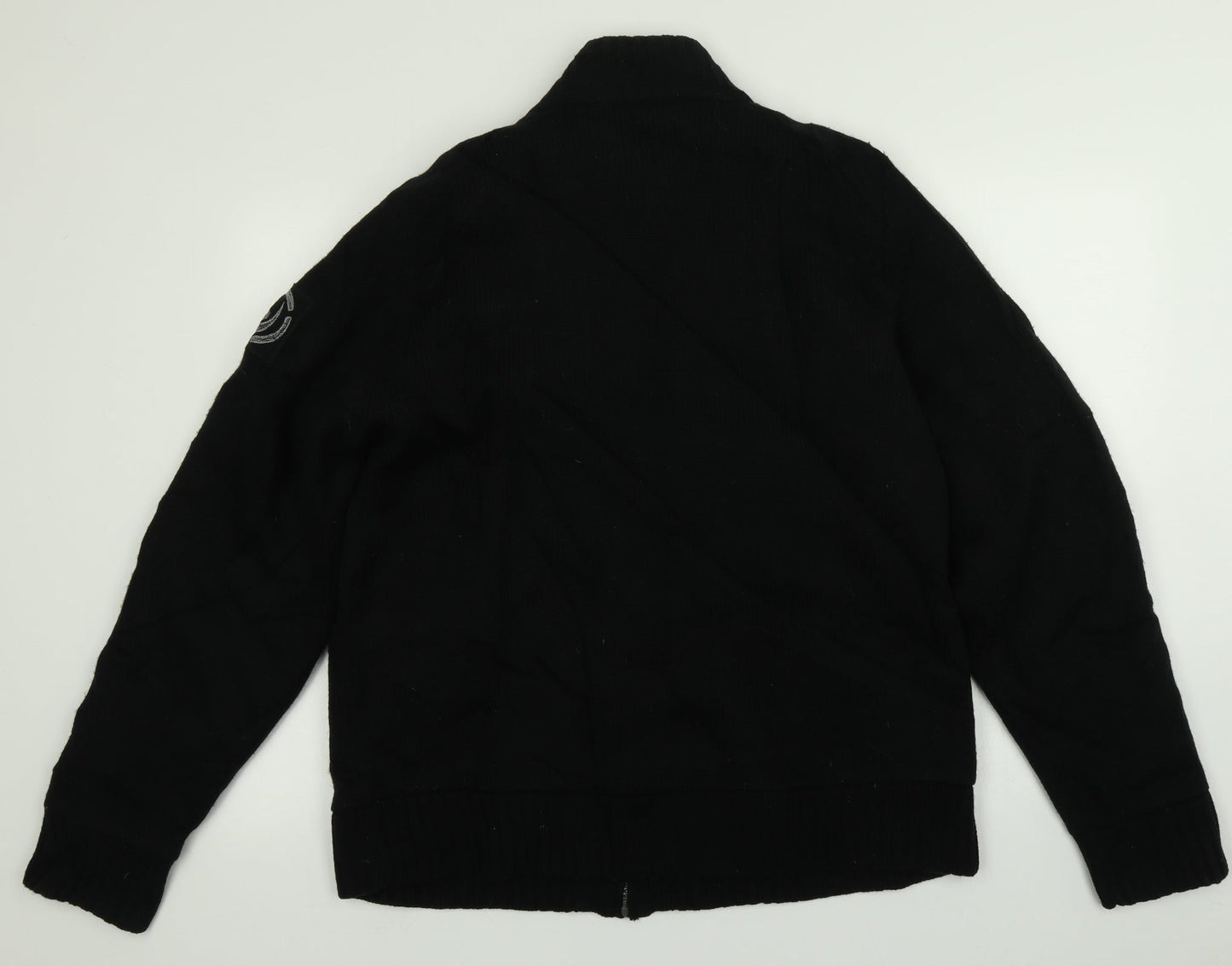 Duck and Cover Mens Black Jacket Coatigan
