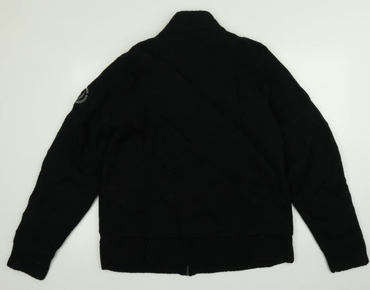 Duck and Cover Mens Black   Jacket Coatigan