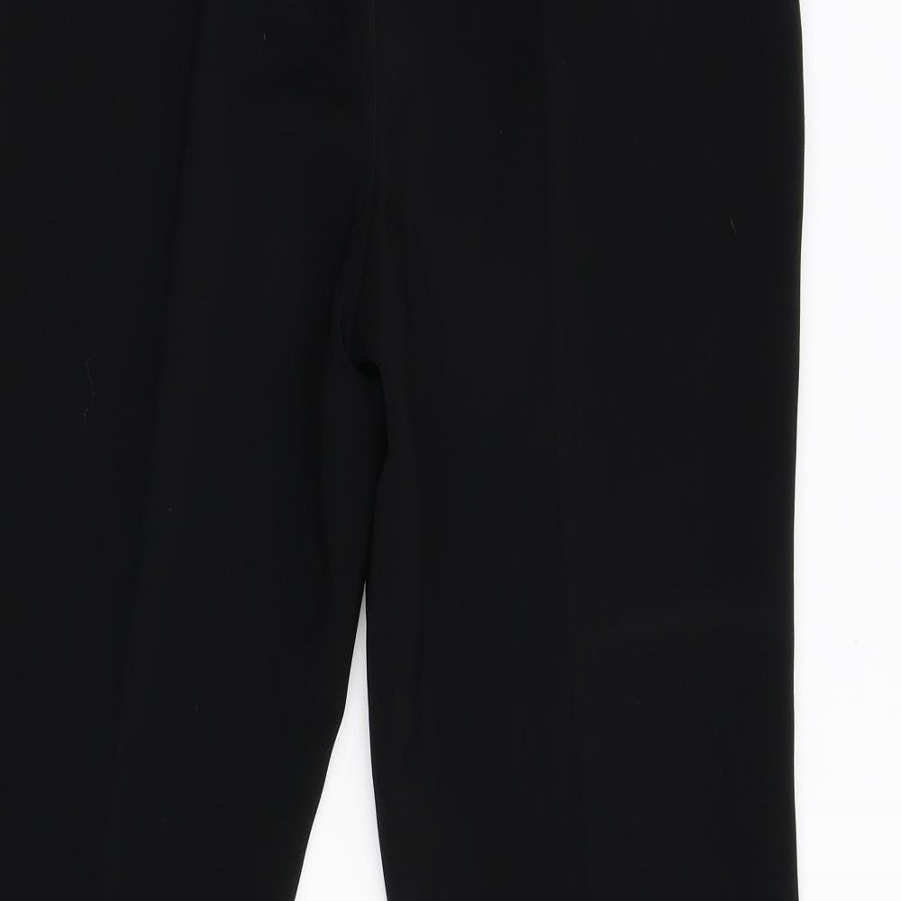 George Womens Black Trousers Size 10 L30 in