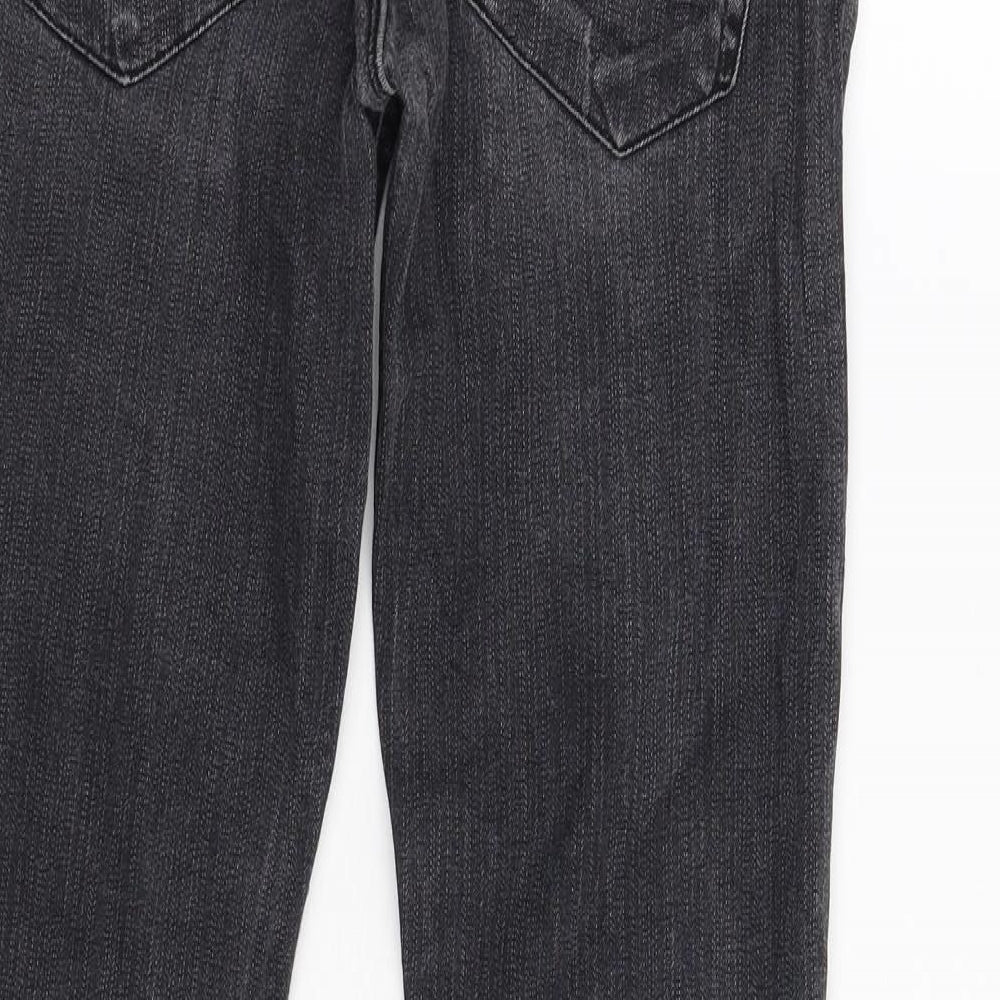 BSK Womens Black Denim Skinny Jeans Size 8 L33 in